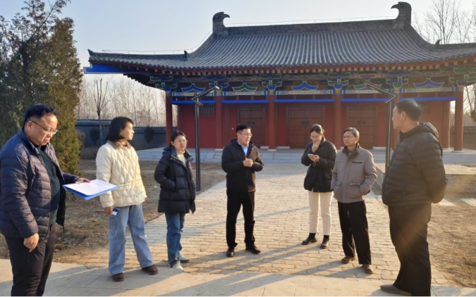 市文物局副局长徐学军到市考古院（遗产院）开展春节前文物安全专项检查