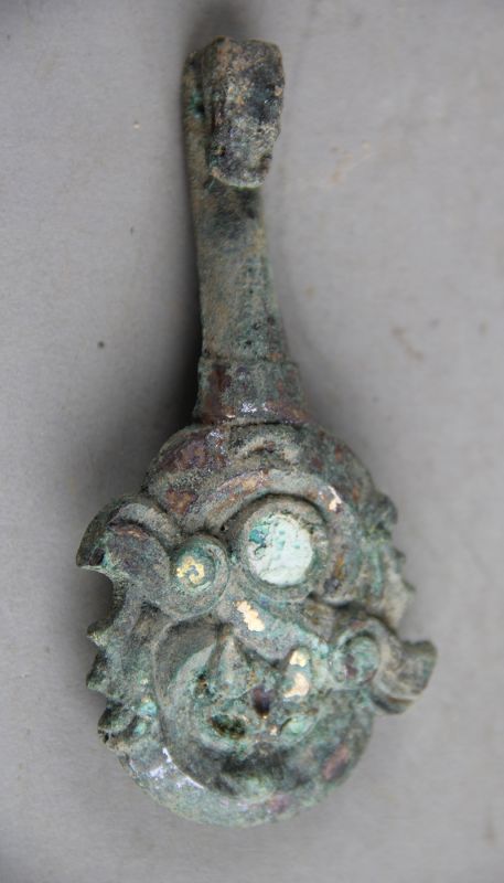 全兽形错金带钩（藏品号：029523）