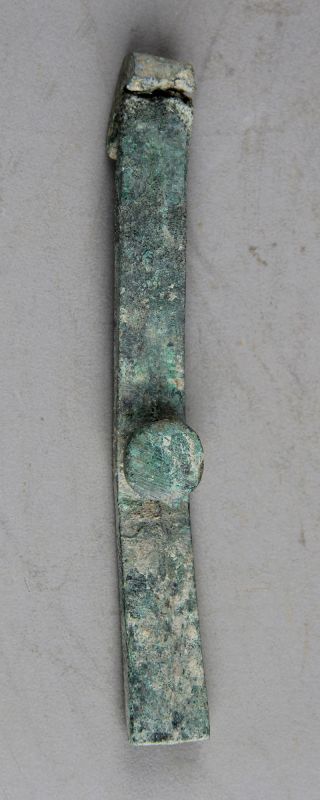 长牌形错银带钩（藏品号：029376）