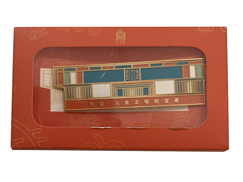 金属冰箱贴馆建橙色