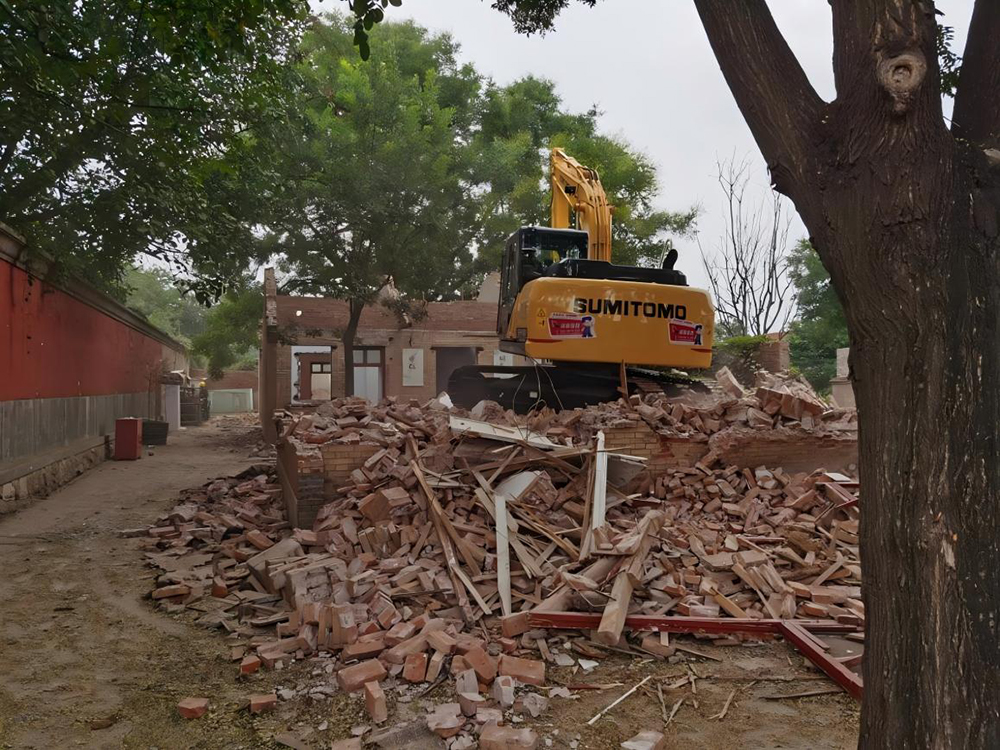 后加建筑拆除